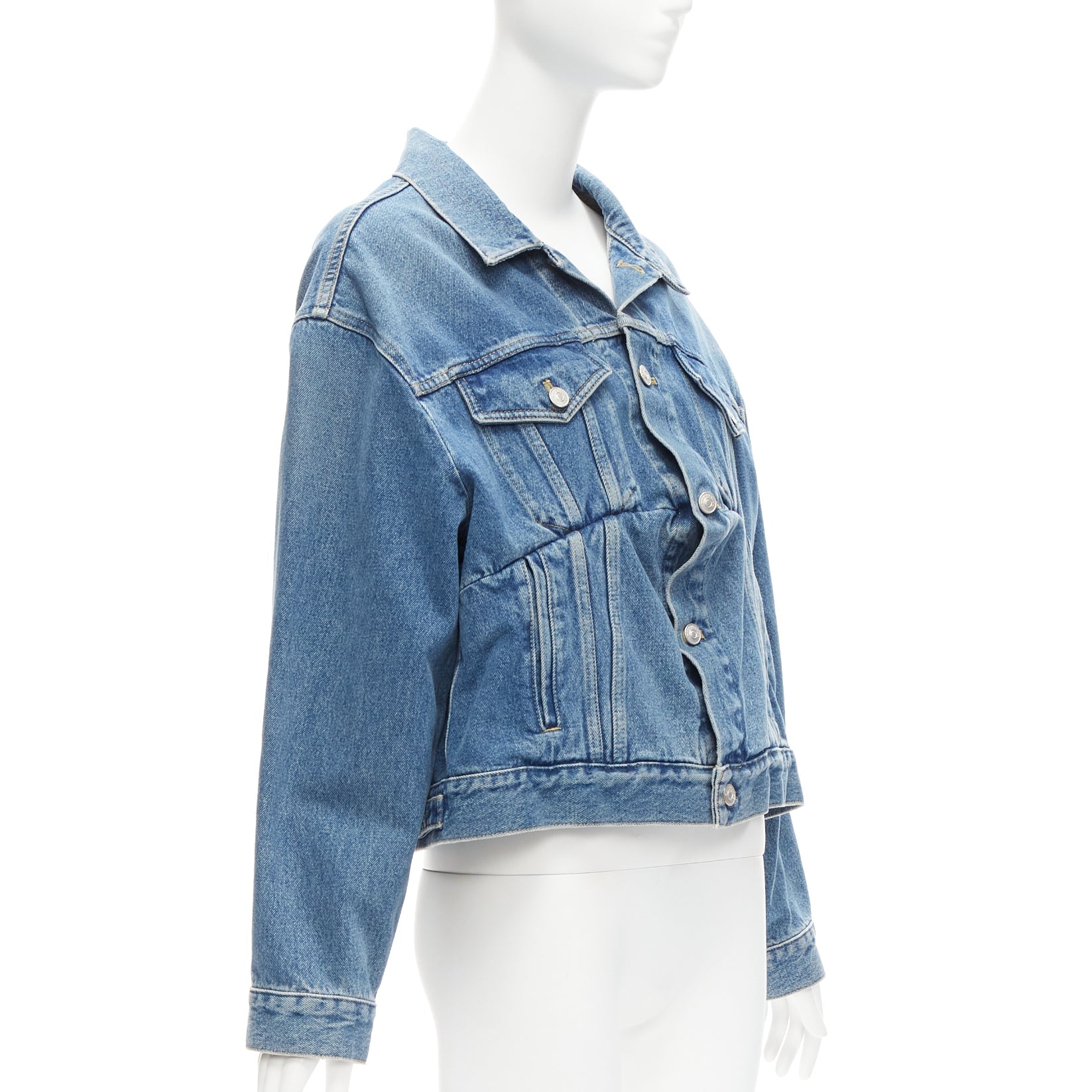 ジャケット BALENCIAGA Woman Jacket Denim 814031TRW62 3020 Balenciaga by Demna - Blue Women Casual Top | JHROP Preloved
