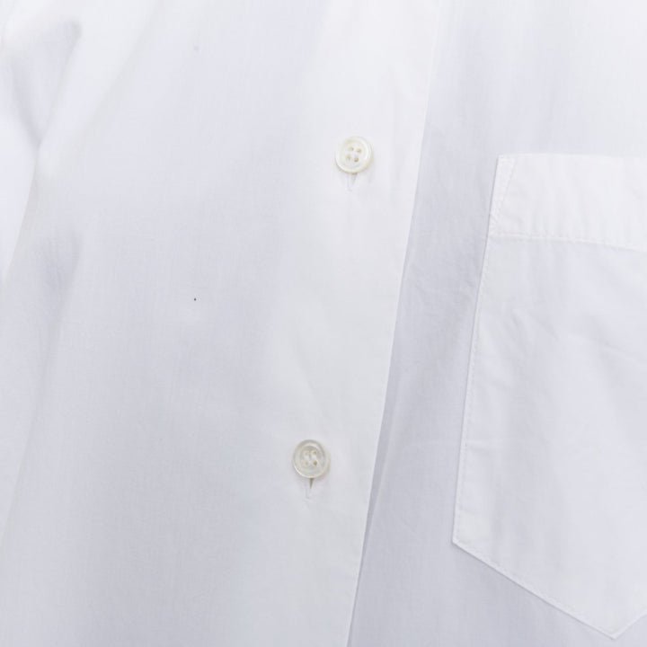 ACNE STUDIOS 2017 Bai Soft Pop white cotton 3D exaggerated sleeves shirt FR34 XS