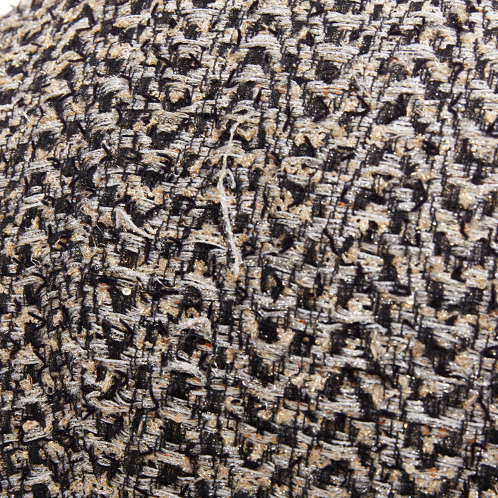 HAIDER ACKERMANN metallic gold chevron tweed shawl collar blazer jacket FR48 M