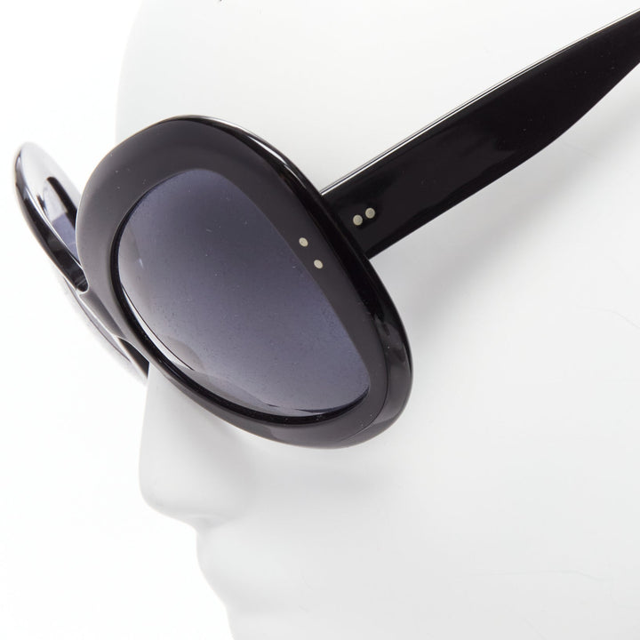 CUTLER AND GROSS M0812 black grey lens butterfly bug eye sunglasses