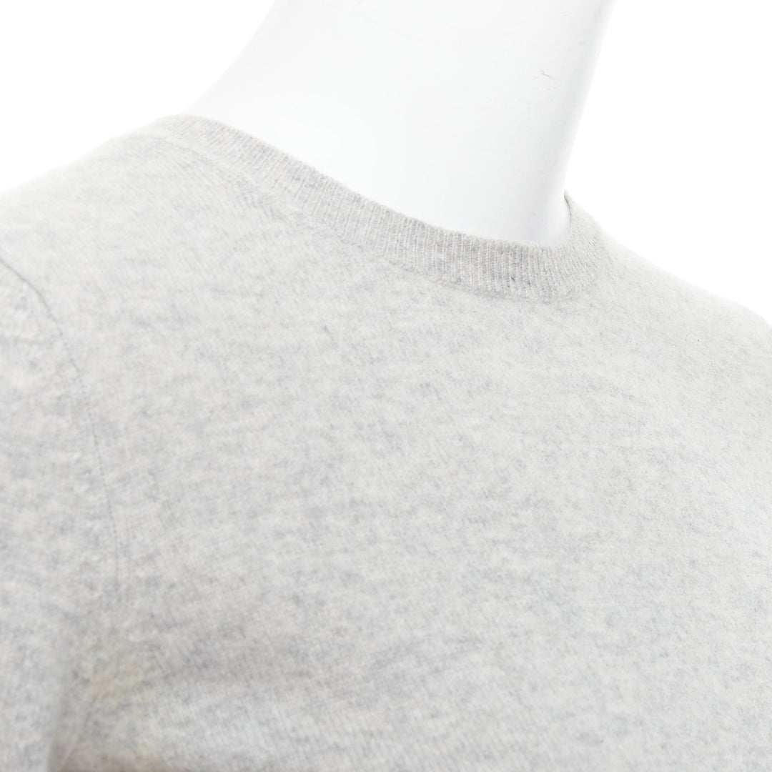 THEORY 100% cashmere grey long sleeve crew neck sweater XS