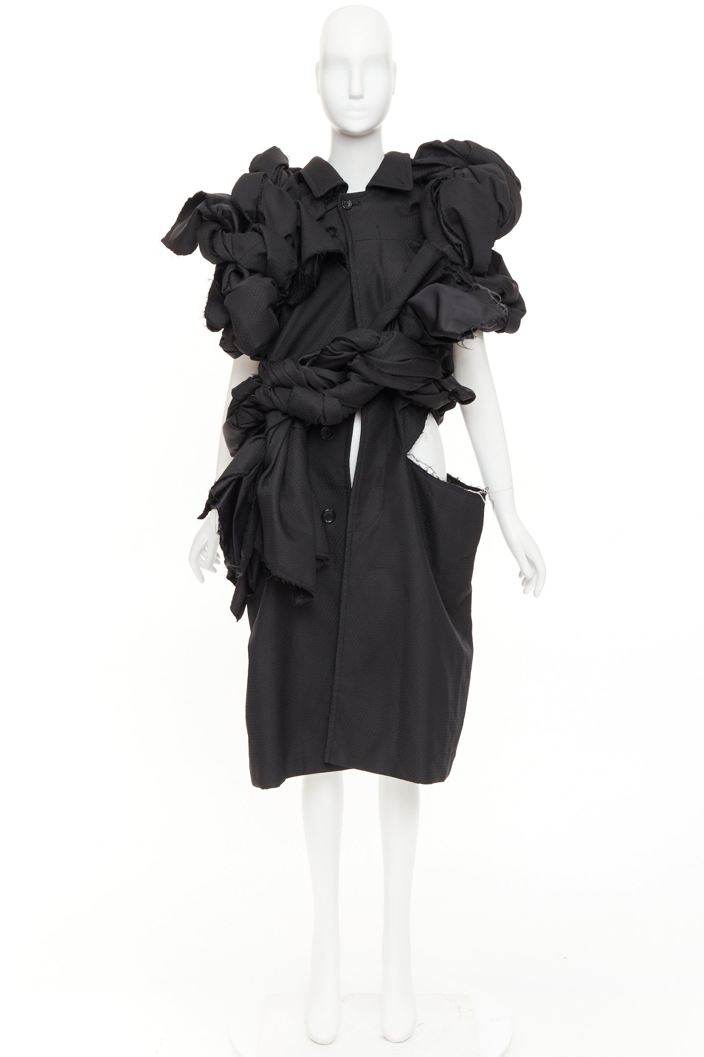 Comme Des Garcons by Rei Kawakubo - Black Women Work Top | JHROP