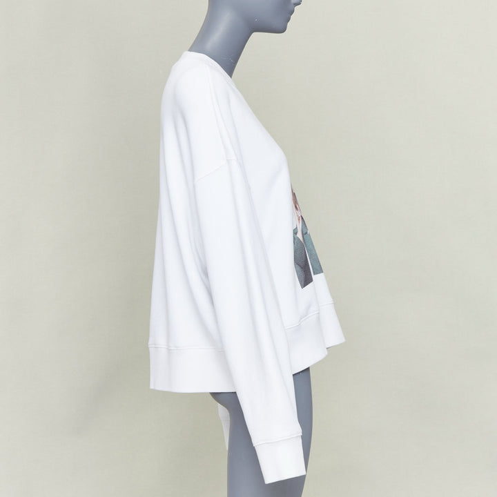 PALM ANGELS 2019 David Sims Photography cotton portrait print sweatshirt XS