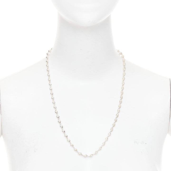 SHIPTON AND CO 925 Sterling Silver skull chain punk gothic necklace