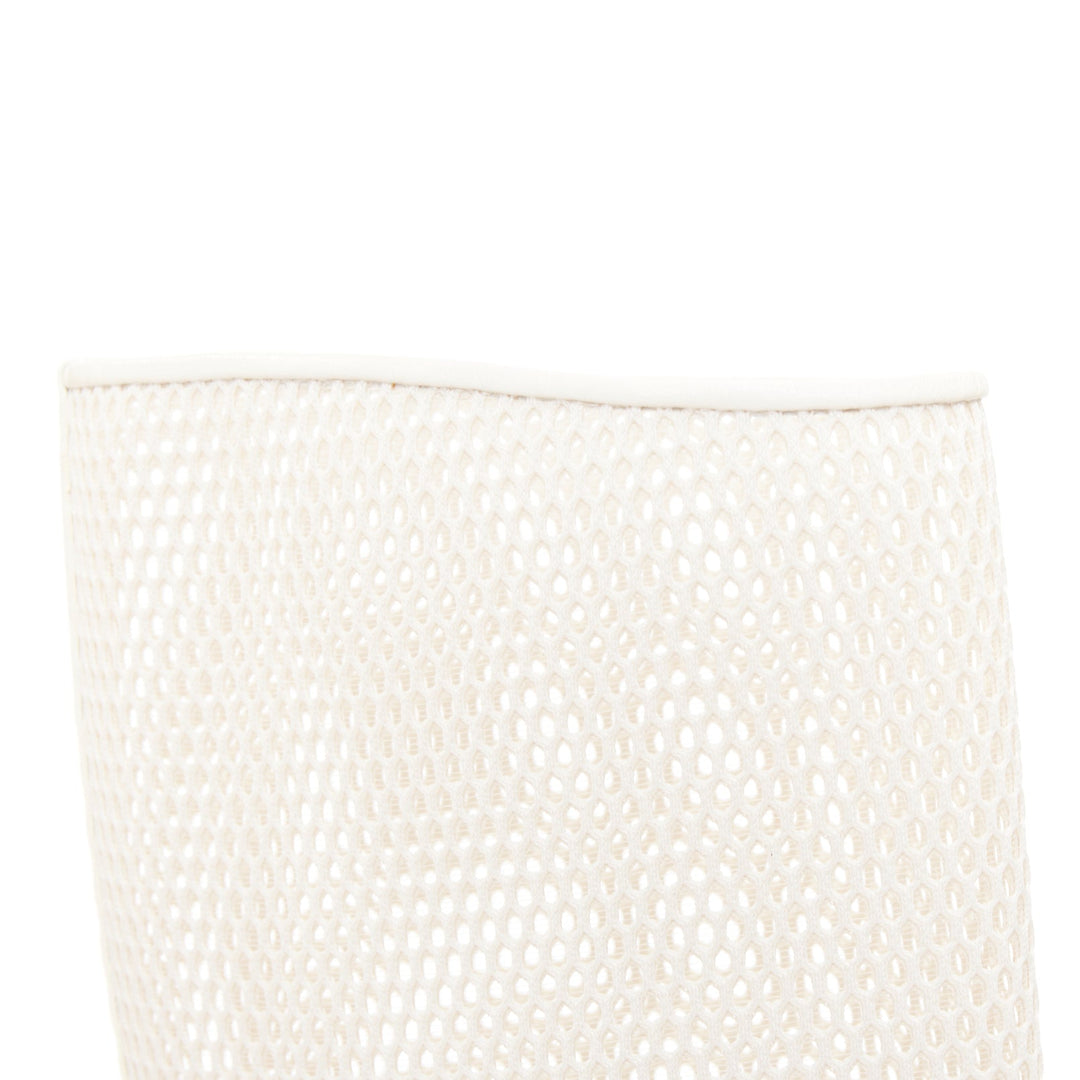 CHRISTIAN DIOR 2020 Empreinte Montaigne 70mm ivory perforated mesh boots EU38.5