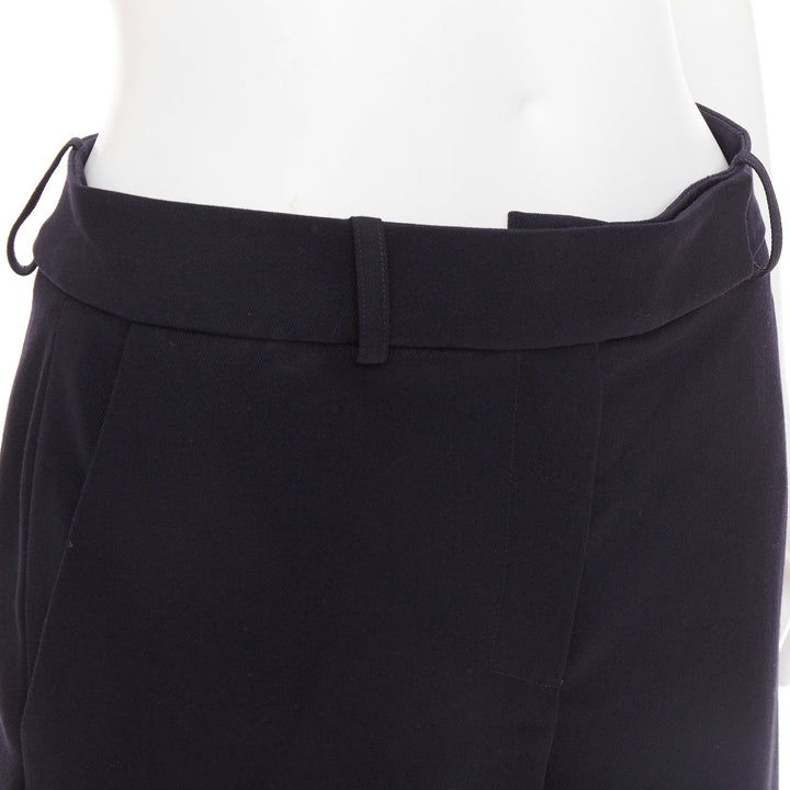 ALEXANDRE VAUTHIER COUTURE SS2025 Runway navy cuffed hem balloon harem pants