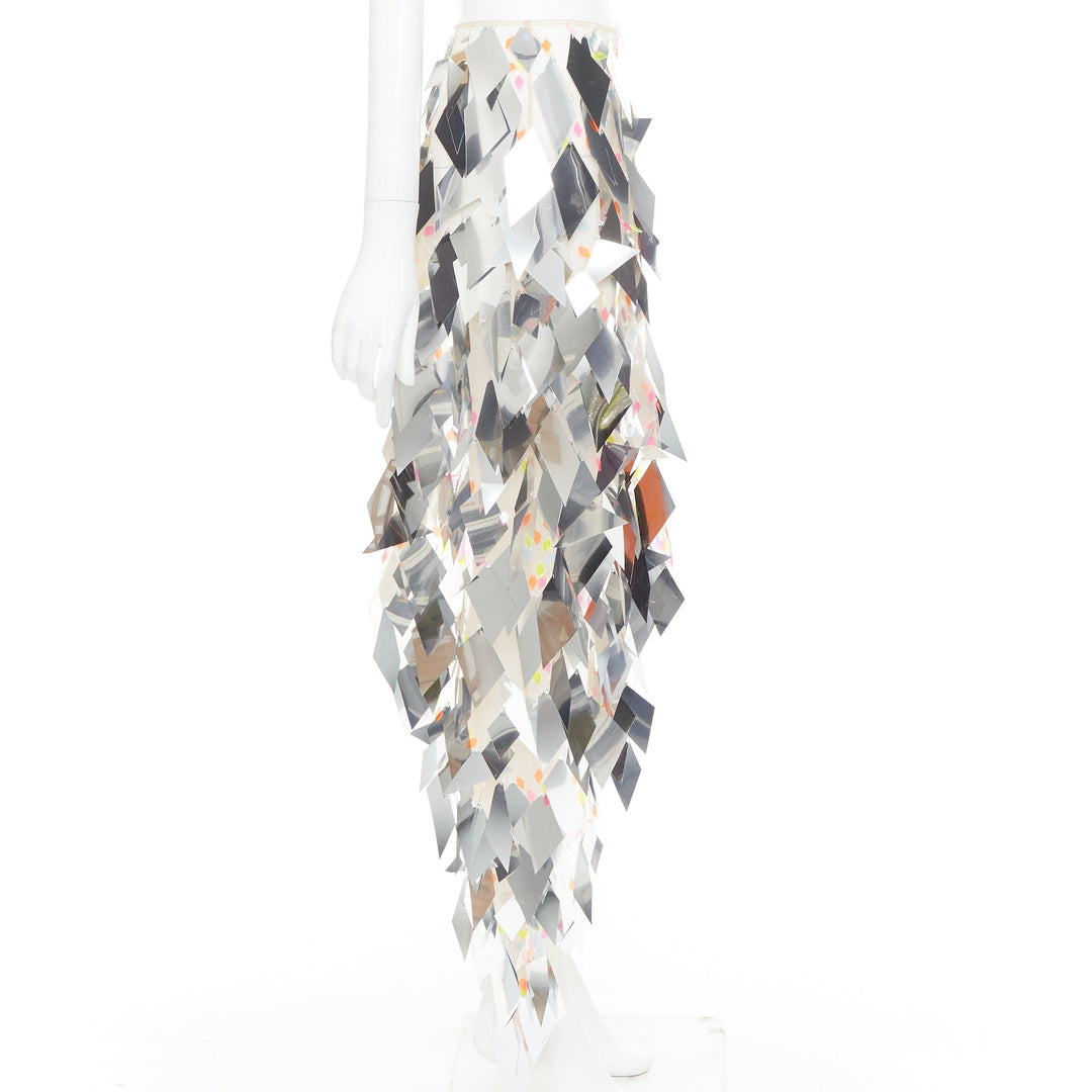 ALEXANDRE VAUTHIER COUTURE SS2023 Runway hand embellished paillettes skirt