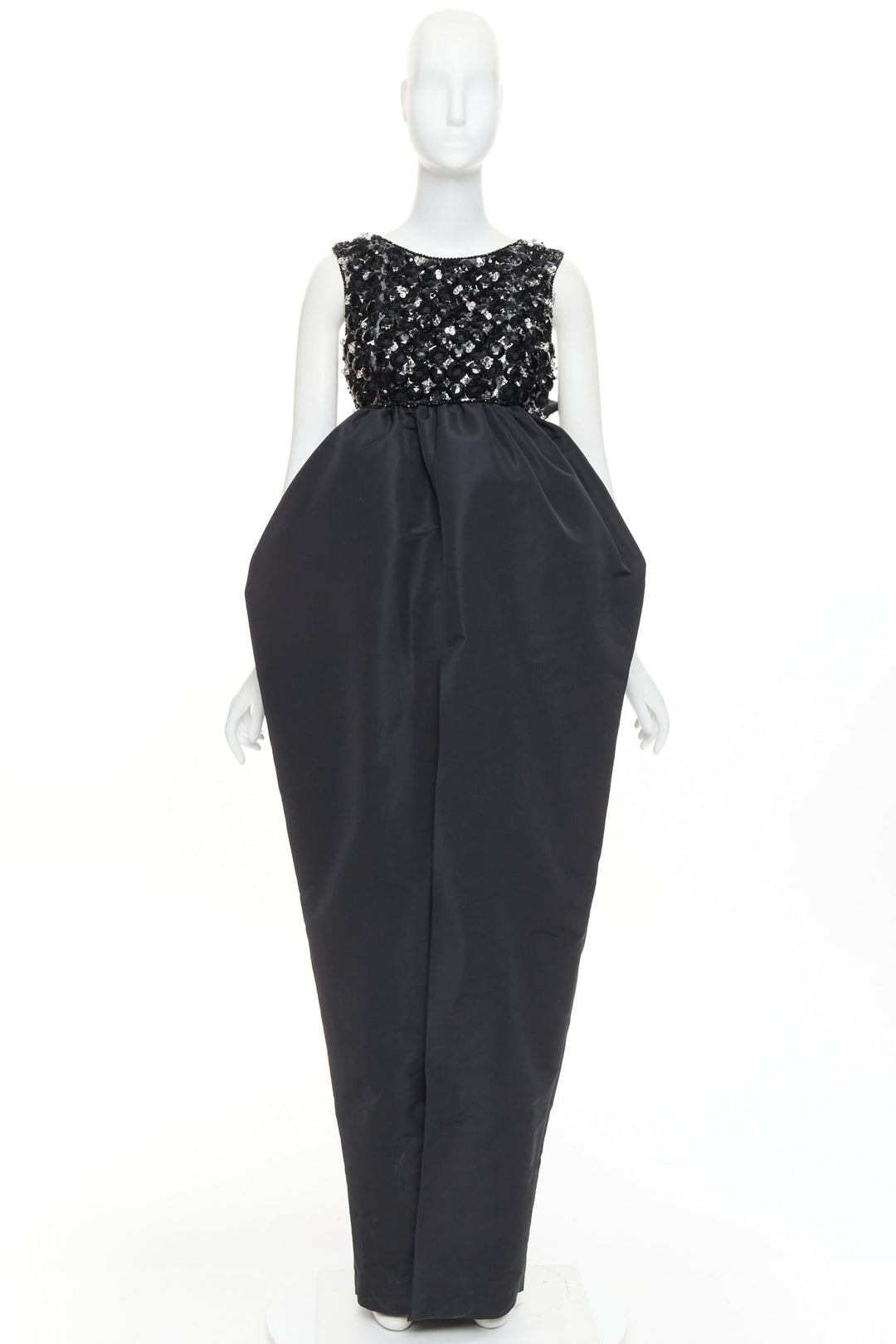 rare ALEXANDRE VAUTHIER COUTURE SS2025 Runway Lesage jewel embellished pouf gown