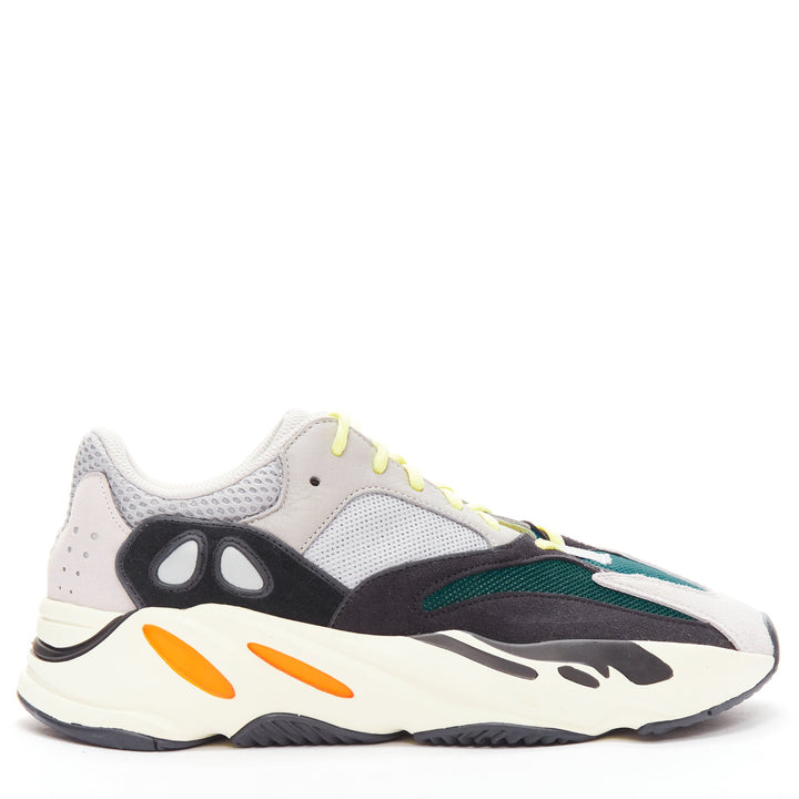 ADIDAS Yeezy Boost 700 green orange yellow grey sneakers US10.5 EU43.5