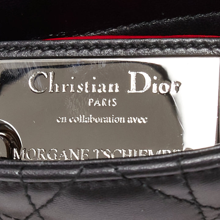 rare CHRISTIAN DIOR Morgane Tschiember Limited Edition Lady Dior bondage bag