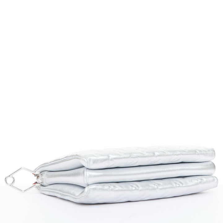 LOUIS VUITTON 2021 Runway Coussin PM silver monogram lambskin crossbody bag