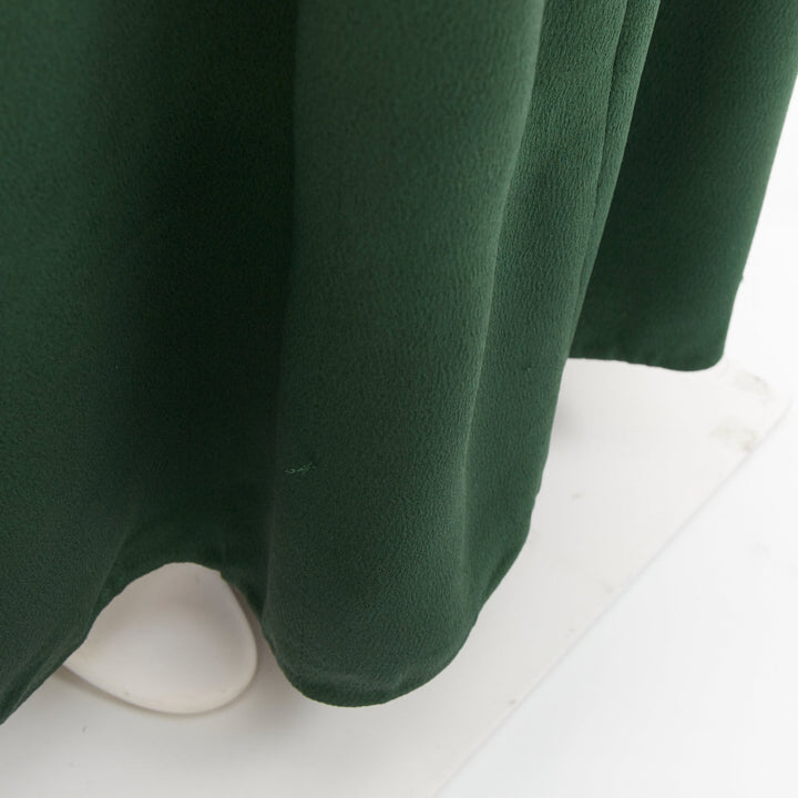 EMILIA WICKSTEAD 2020 Elaine strapless emerald green satin gown dress UK6 XS