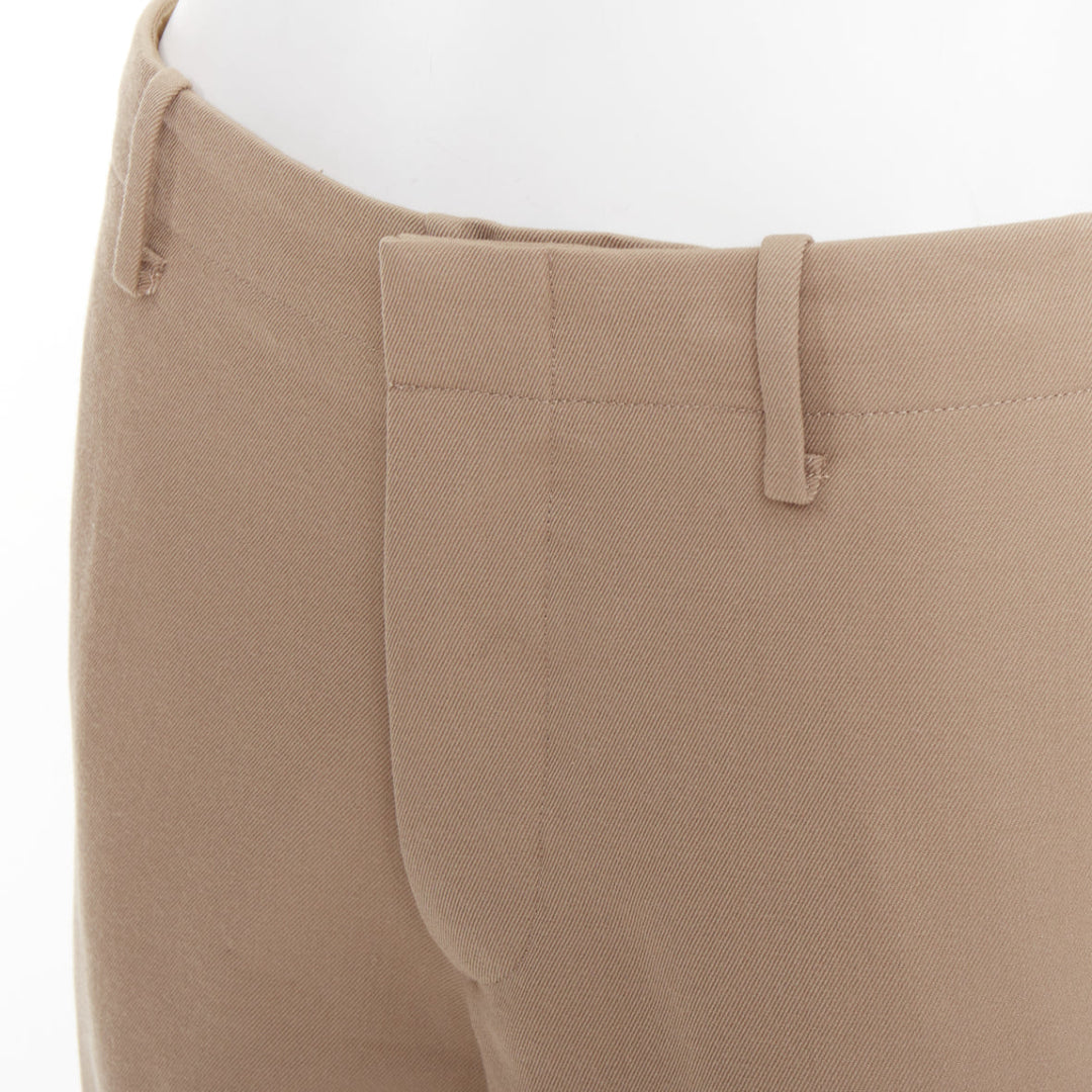 MARNI 100% wool concealed waistband knee length shorts IT38 XS