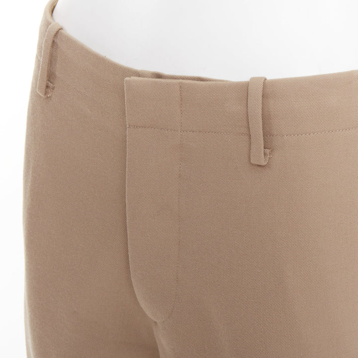 MARNI 100% wool concealed waistband knee length shorts IT38 XS