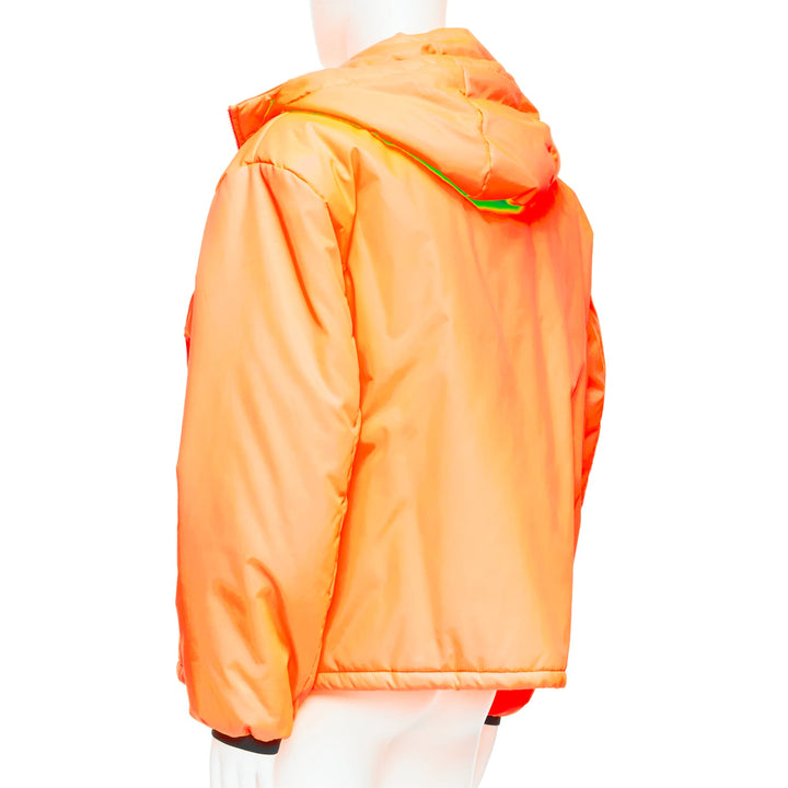 PRADA 2018 Linea Rossa Primaloft neon orange puffer M Kanye West