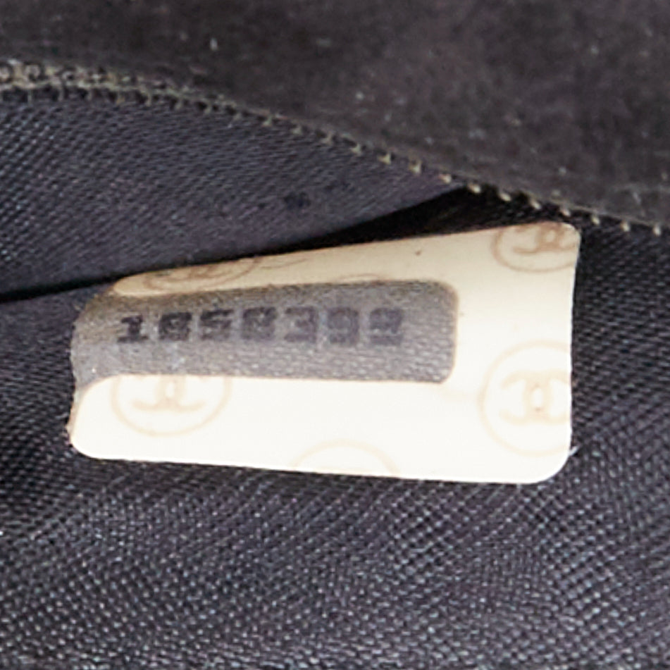 rare CHANEL 1990s Vintage black suede red Gripoix black gold chain crossbody bag