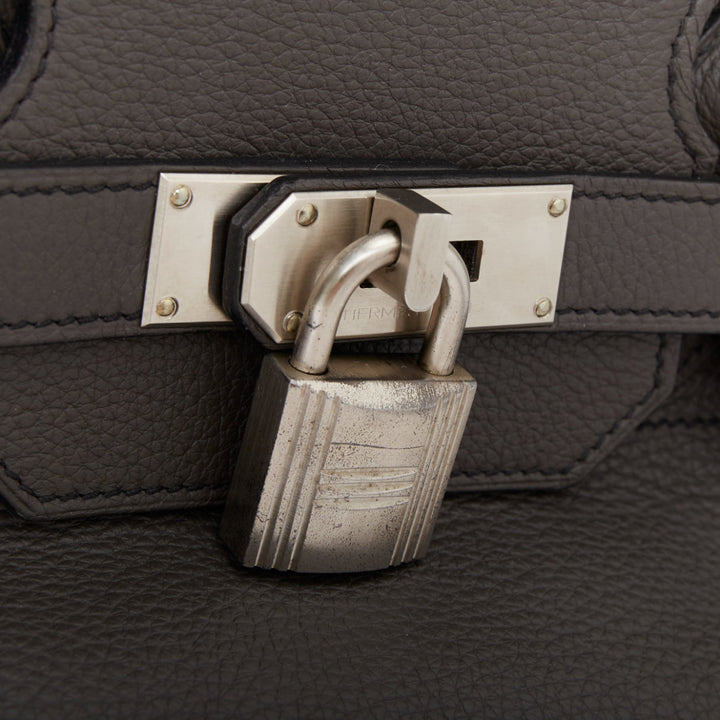 HERMES Special Order HSS JPG Birkin 42 Graphite matte palladium shoulder bag
