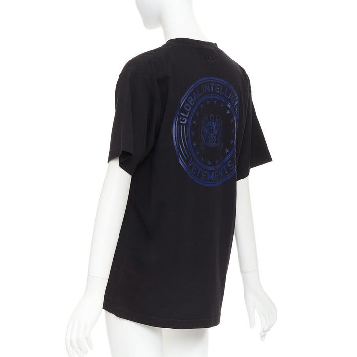 VETEMENTS Limited Edition Global Intelligence Human Rights LEGAL  tshirt XS