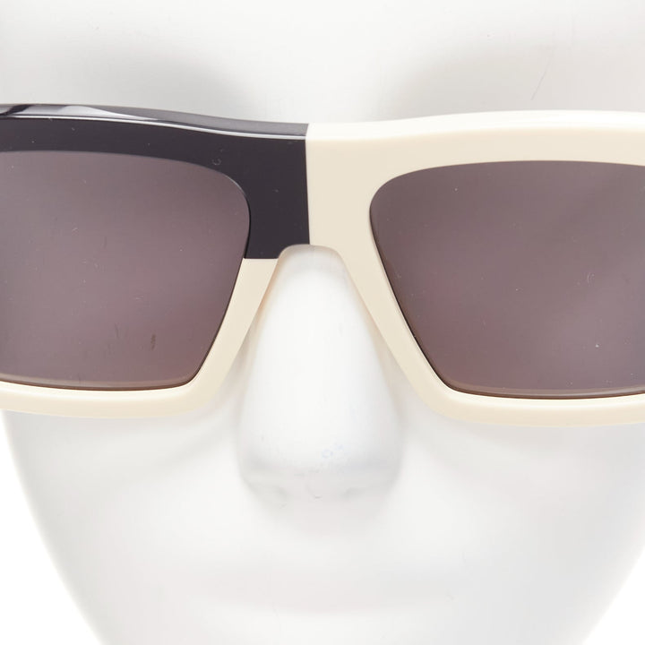 GUCCI GG0962S black cream GG cruella bicolor square shape sunglasses