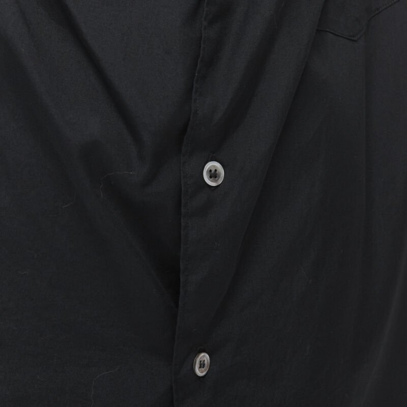 vintage COMME DES GARCONS 1992 asymmetric scoop collar oversized shirt