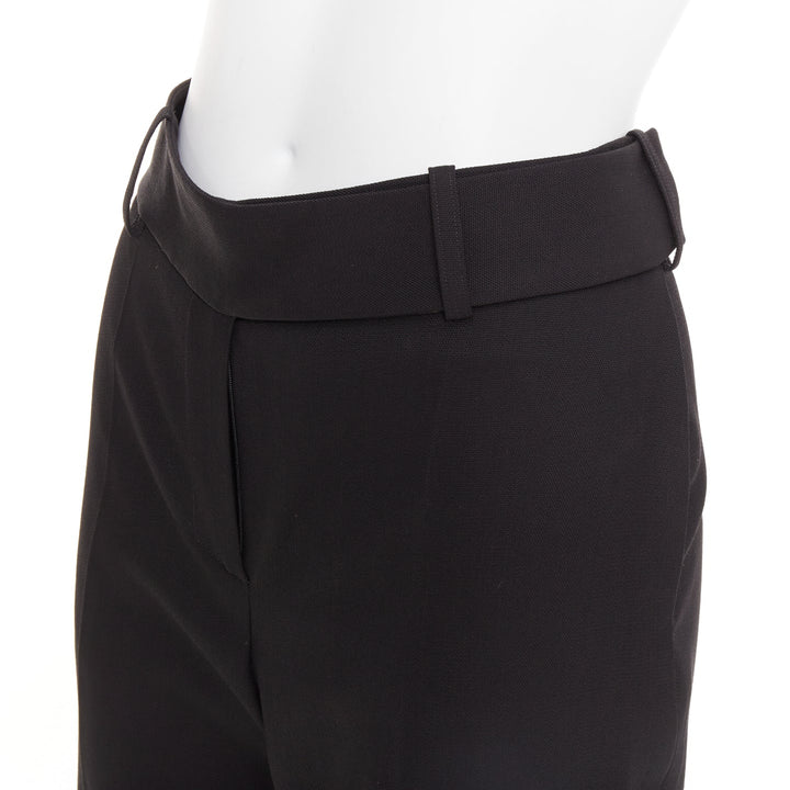 ALEXANDRE VAUTHIER COUTURE SS2025 Runway black high waist straight trouser pants