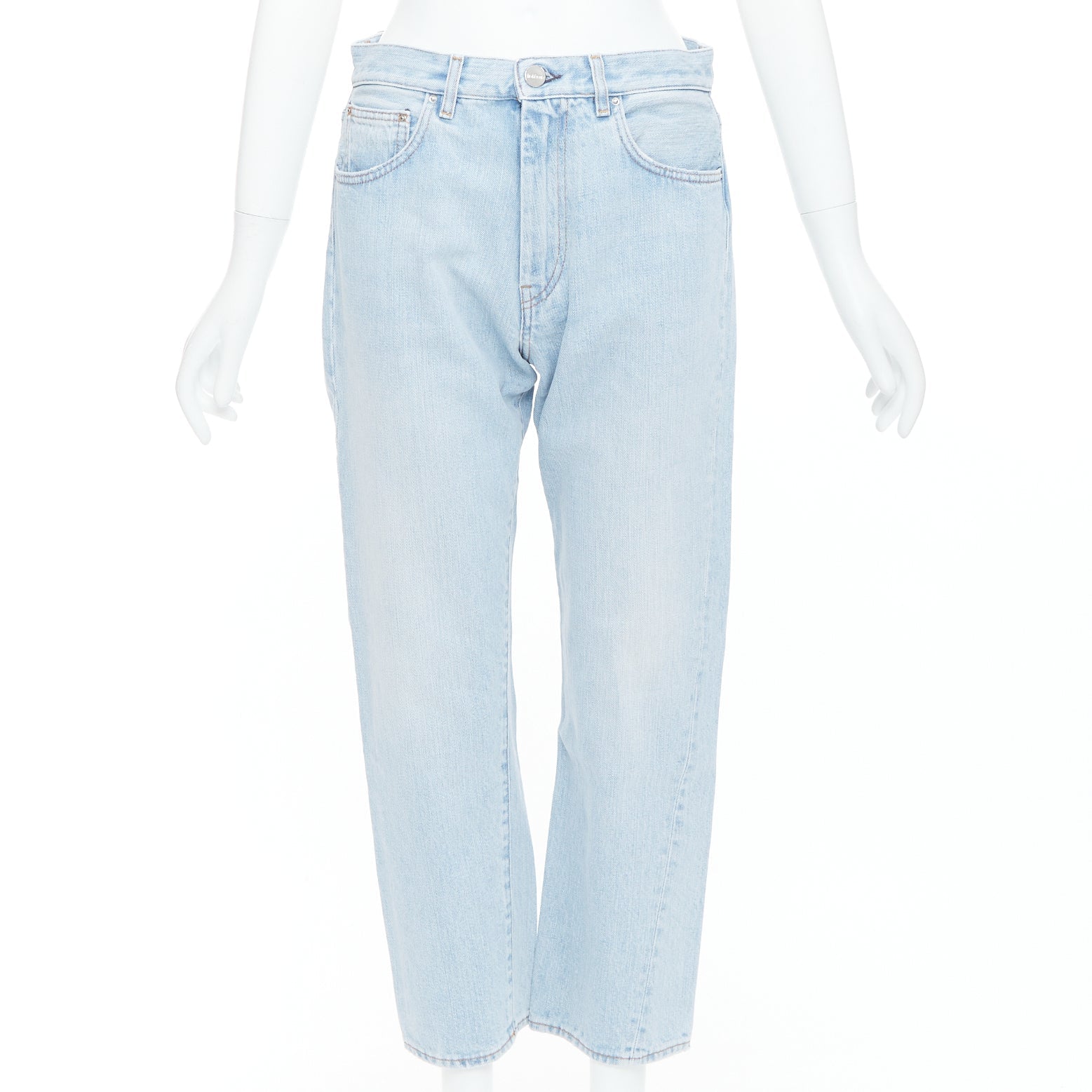 デニム・ジーパン TOTEME Twisted Seam jeans WASHED BLUE Totême - Washed Blue Twisted Seam Denim – Frances May