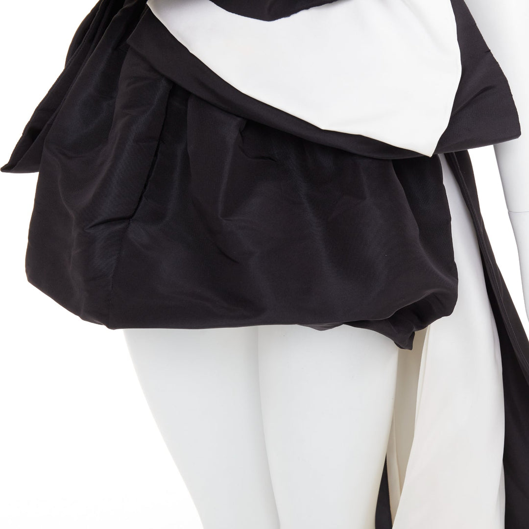 ALEXANDRE VAUTHIER COUTURE AW2018 Runway exaggerated bow draped asymmetric gown