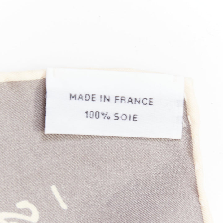 HERMES Della Cavalleria Favolosa 140 Virginie Jamin Split Pegasus silk scarf