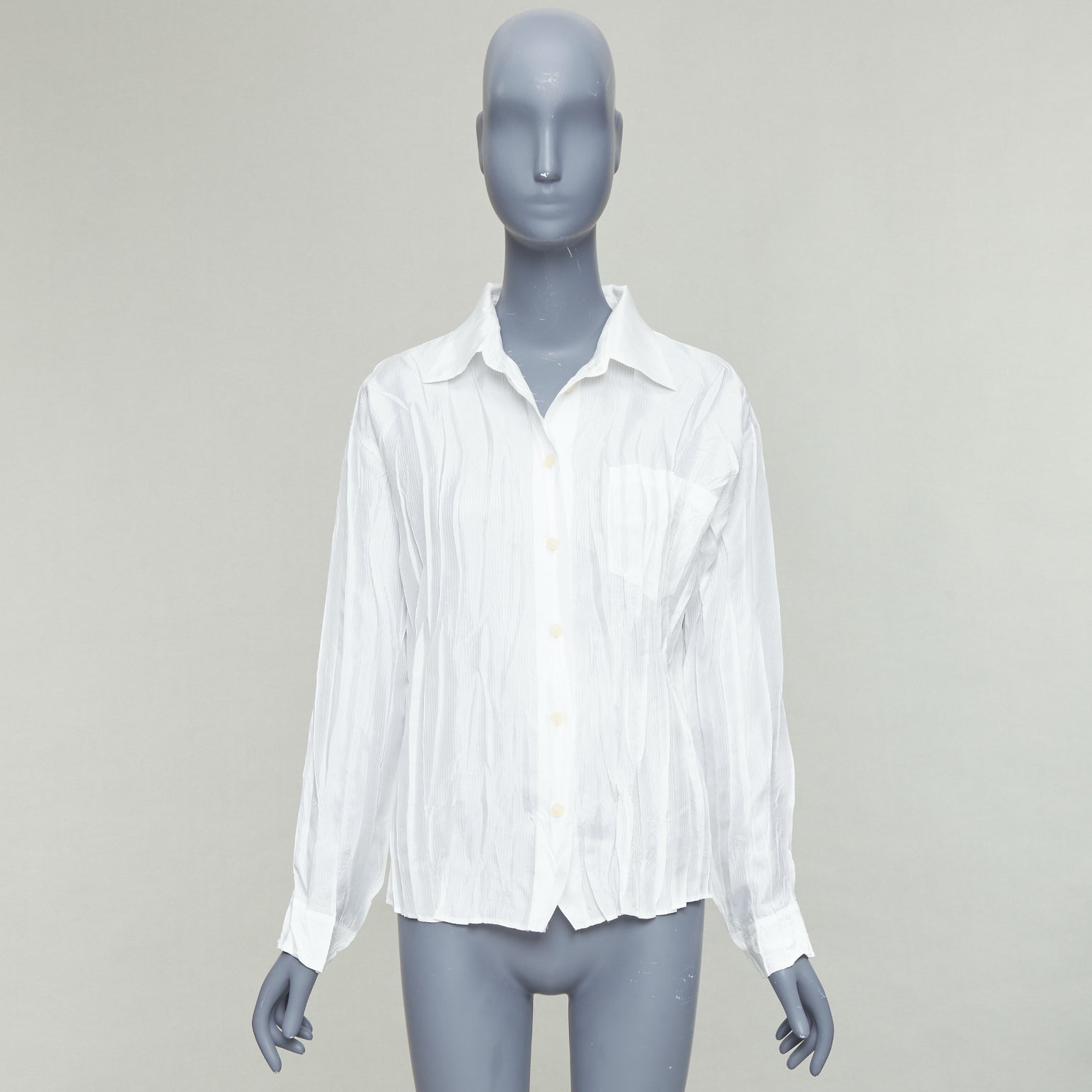 Issey Miyake - White Women Casual Top | JHROP Preloved Luxury