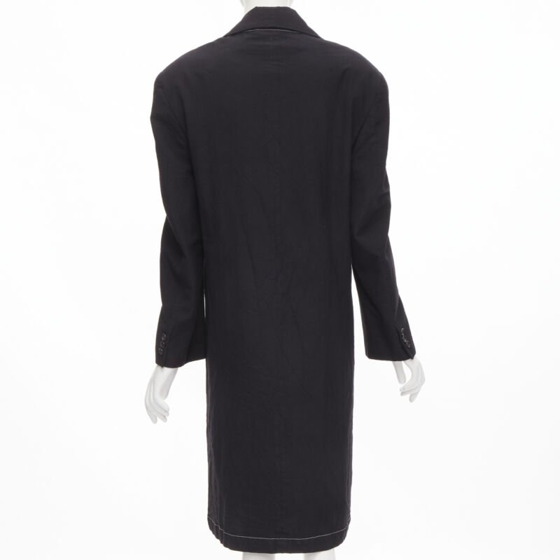 Female mannequin wearing Junya Watanabe 1994 Black Wool Women Casual Dress in Size  S | Available at JHROP