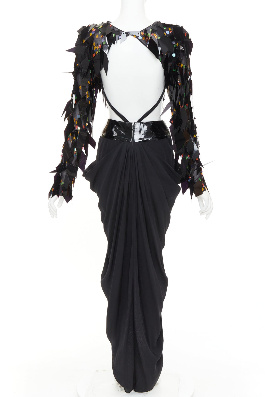 rare ALEXANDRE VAUTHIER COUTURE SS2023 Runway Lesage filigree paillette gown