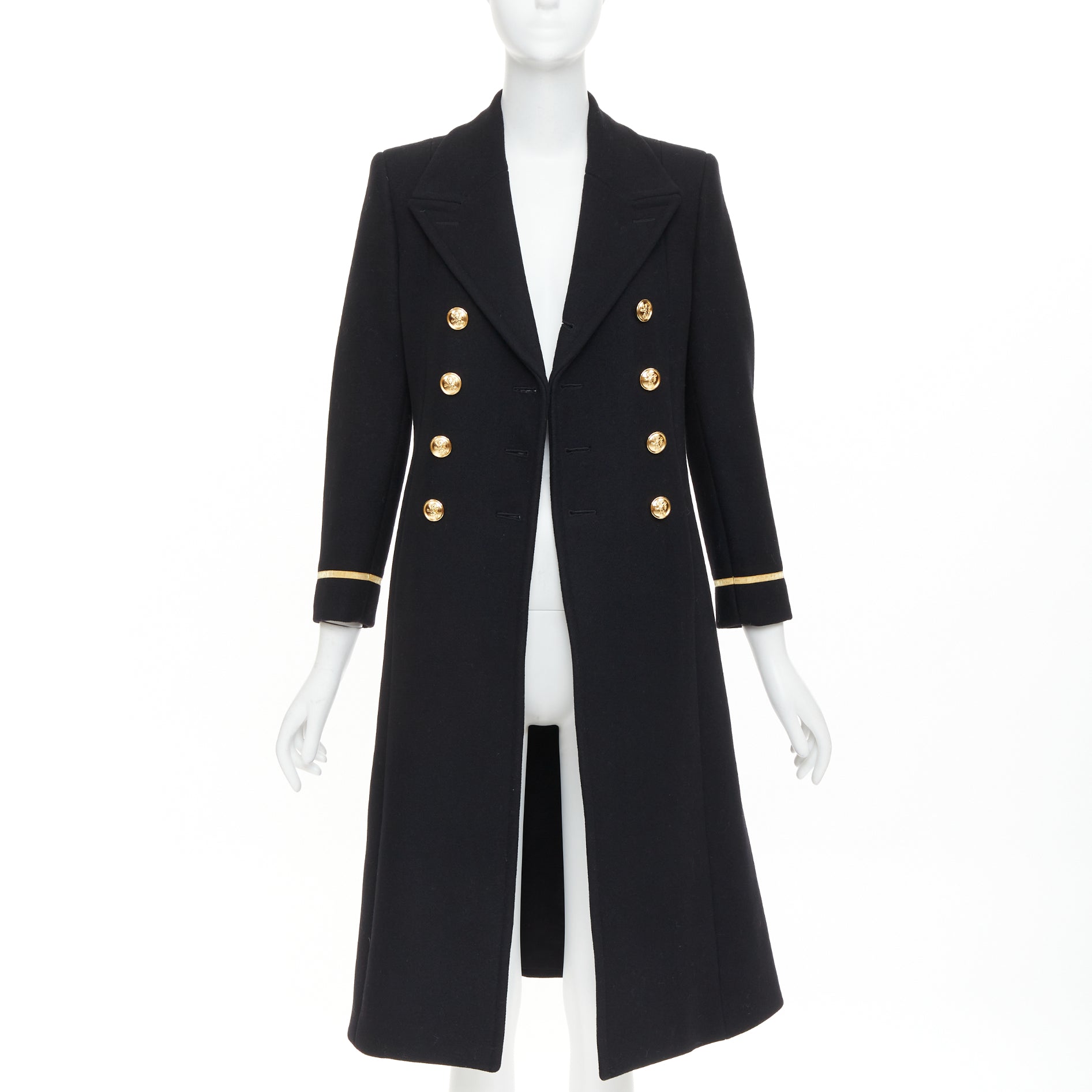 ジャケット・アウター SAINT LAURENT PARIS 16AW MILITARY COAT Saint Laurent by Anthony Vaccarello - Black Women Work Top | JHROP