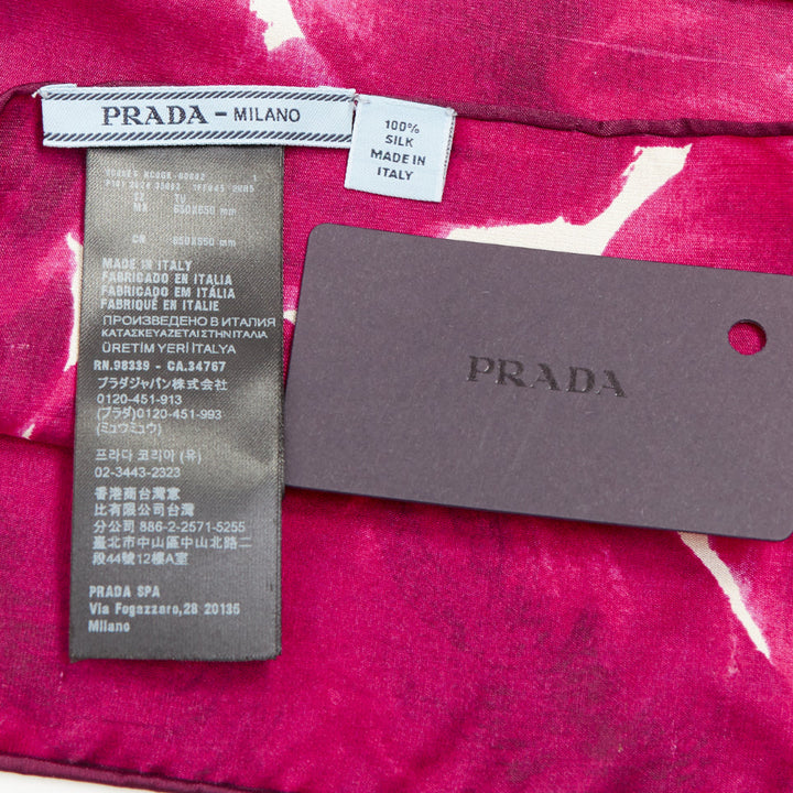 rare PRADA 2025 Runway bug eye green lens floral silk headscarf sunglasses