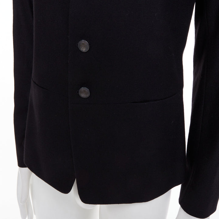 NEIL BARRETT high break notch lapel five button slim wool blazer jacket EU46