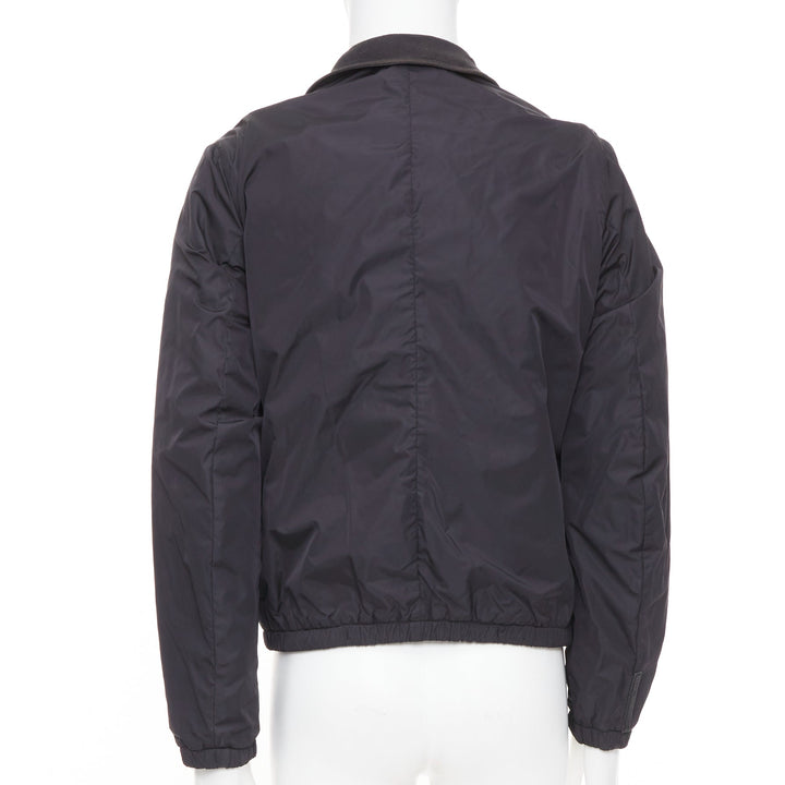 PRADA LINEA ROSSA 2006 reversible zip up tech nylon bomber jacket outer M IT48