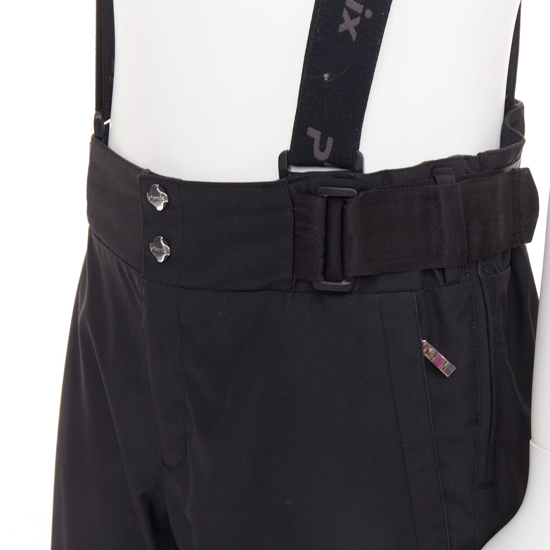 PHENIX black technical suspenders alpine ski pants snow gaiters IT50 L