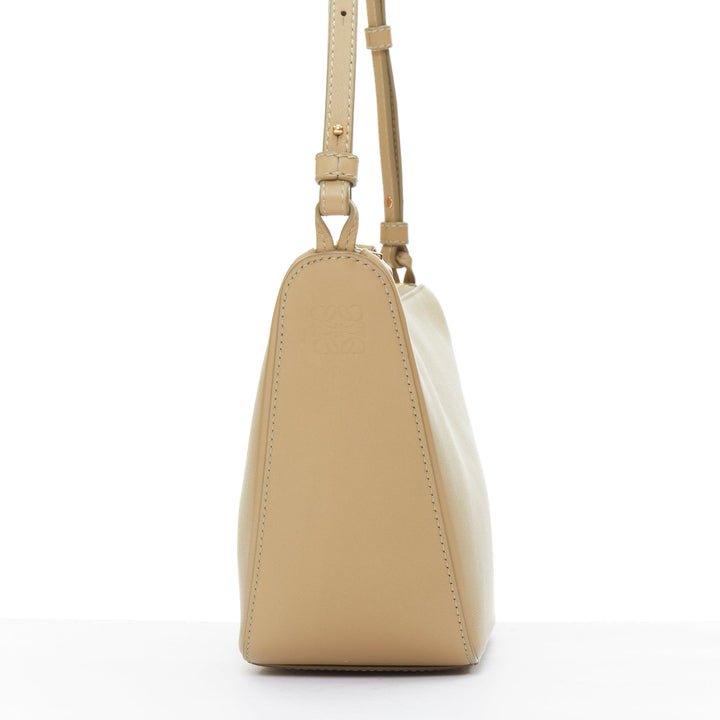 LOEWE Mini Hammock Hobo taupe soft leather anagram mini crossbody bag