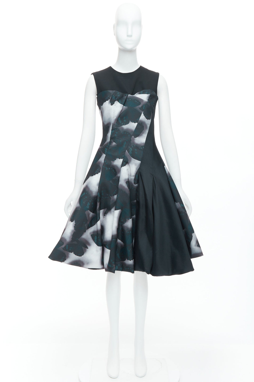 LANVIN 2013 Runway grey butterfly panelled cocktail dress FR36 S Jeon Jihyun