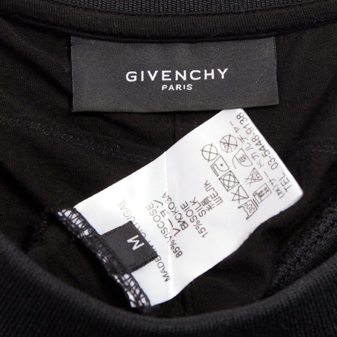 GIVENCHY Podium Robe 2014  black orange semidetached ribbed hem tunic tank top M