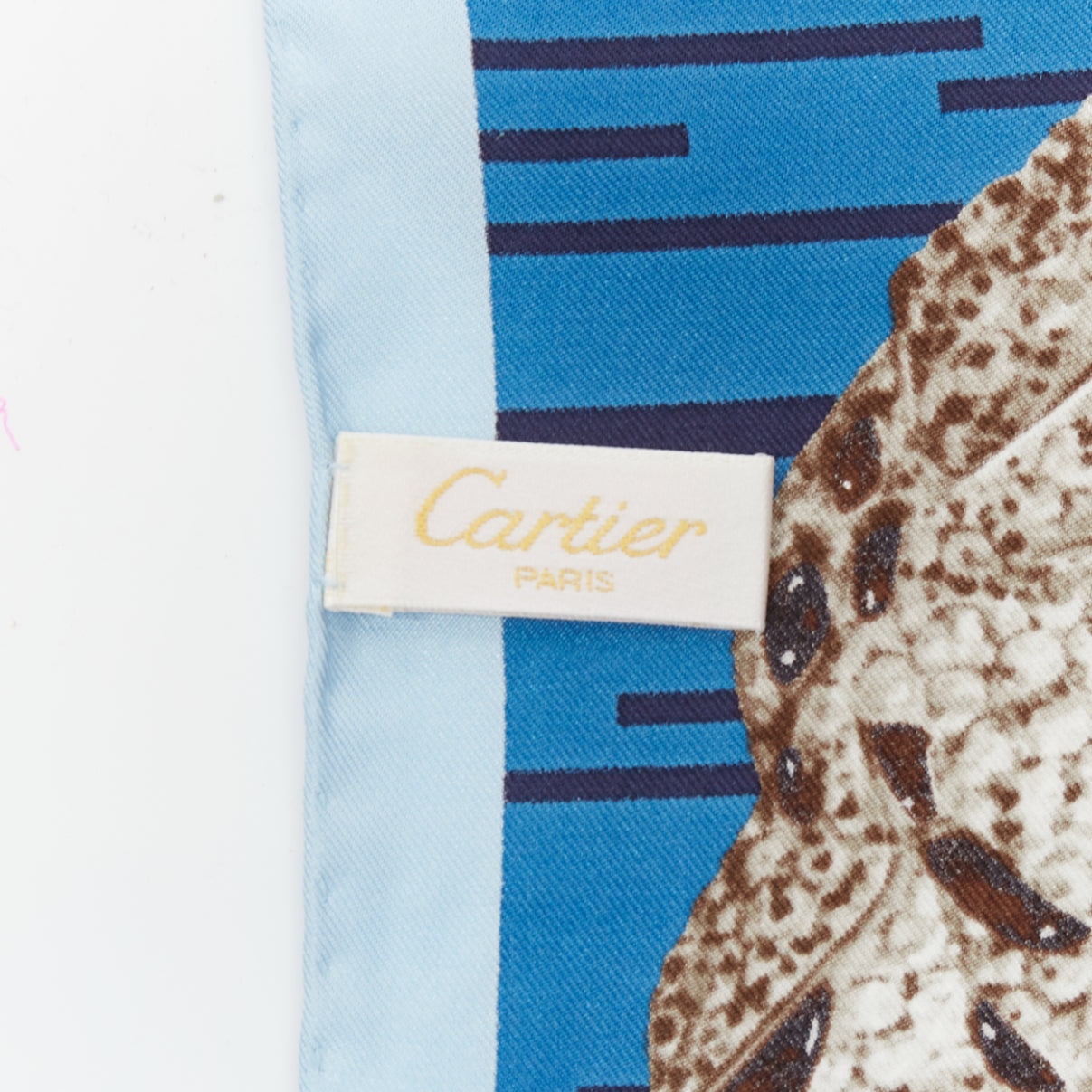 Cartier - Blue Women Casual Scarf | JHROP Preloved Luxury