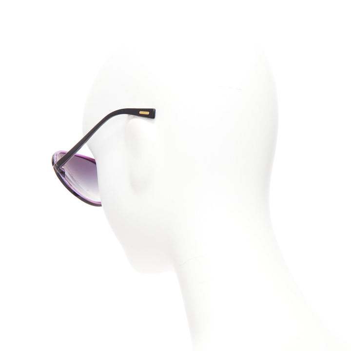 OLIVER PEOPLES ChelseaJ purple black ombre lens oversized sunglasses
