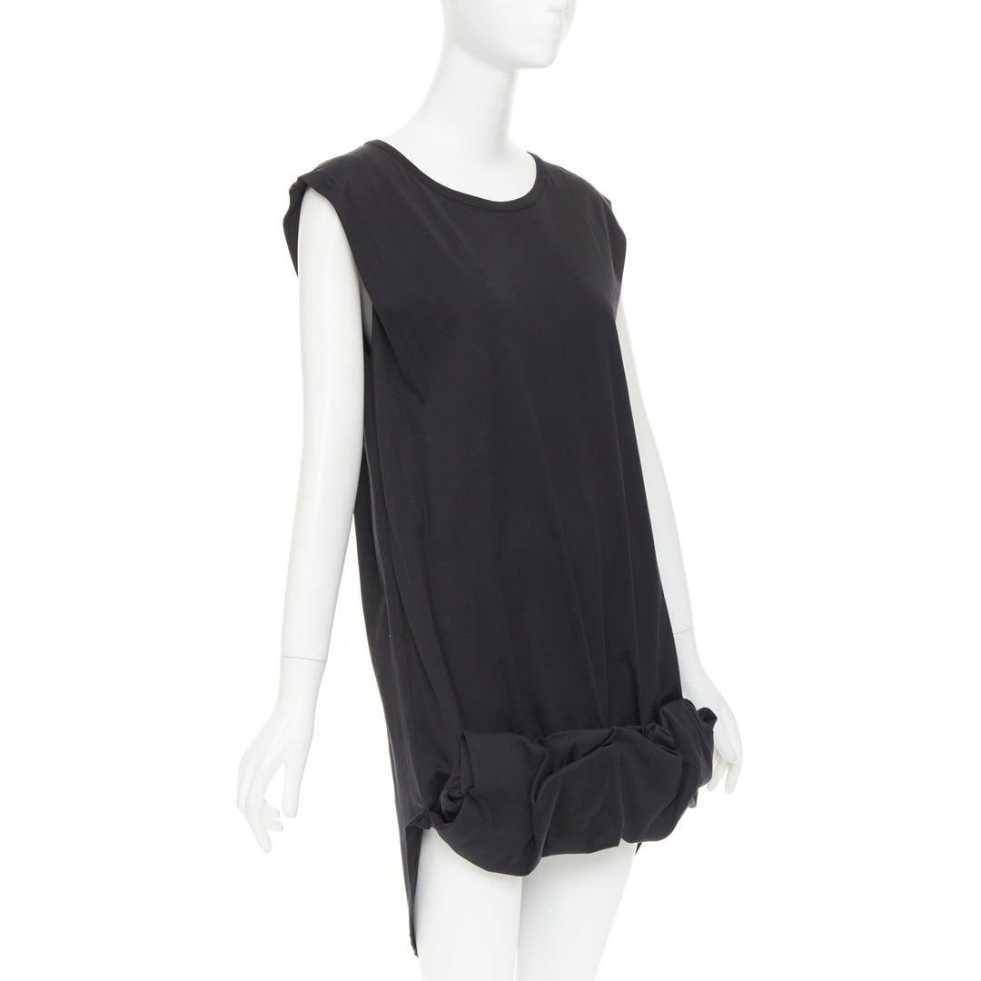 MAISON MARTIN MARGIELA 2001 Vintage black cotton deconstructed bubble dress M