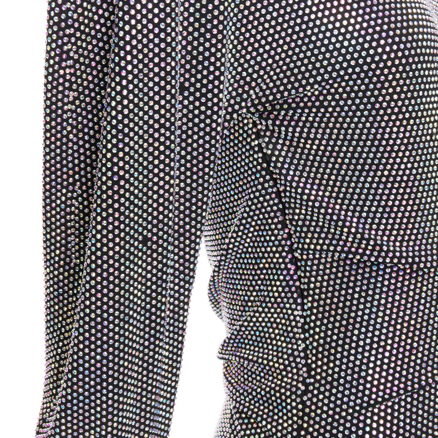 ALEXANDRE VAUTHIER COUTURE SS2021 Runway aurore boreale crystal strass dress