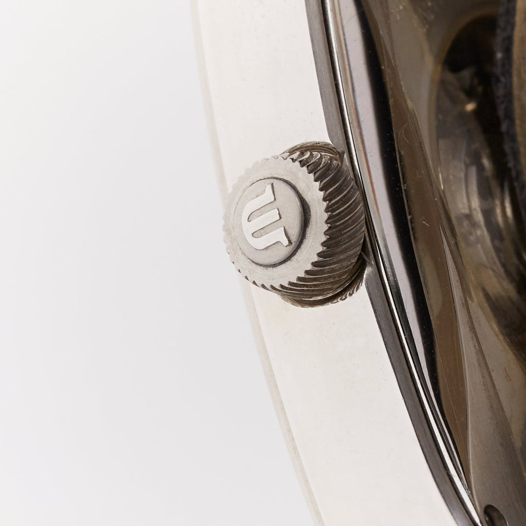 MAURICE LACROIX Pontos XL Rectangulaire Day Date steel black dial watch