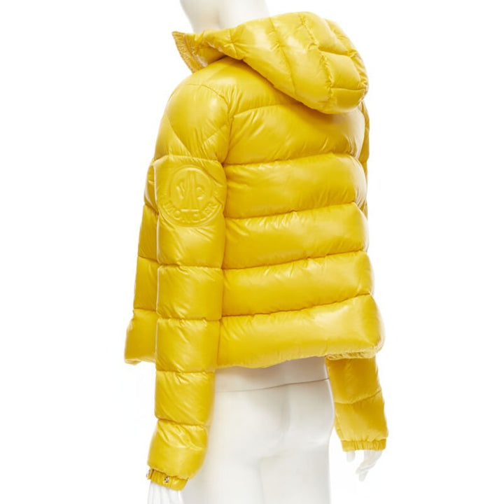MONCLER GENIUS Pierpaolo Piccioli yellow pure goose down padded puffer US0 XS
