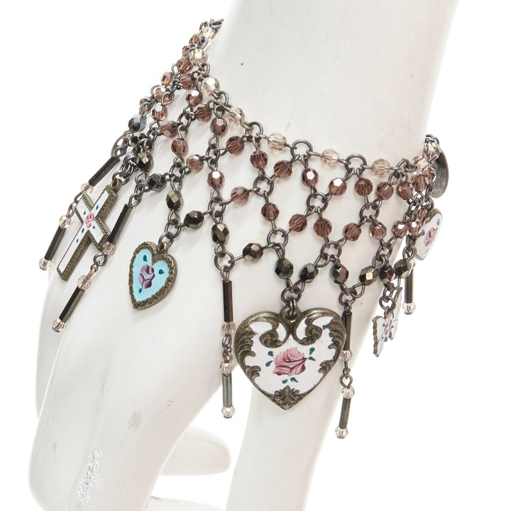 Female mannequin wearing Erickson Beamon Multicolour Metal Women Jewelry Necklace in Size  | Available at JHROP