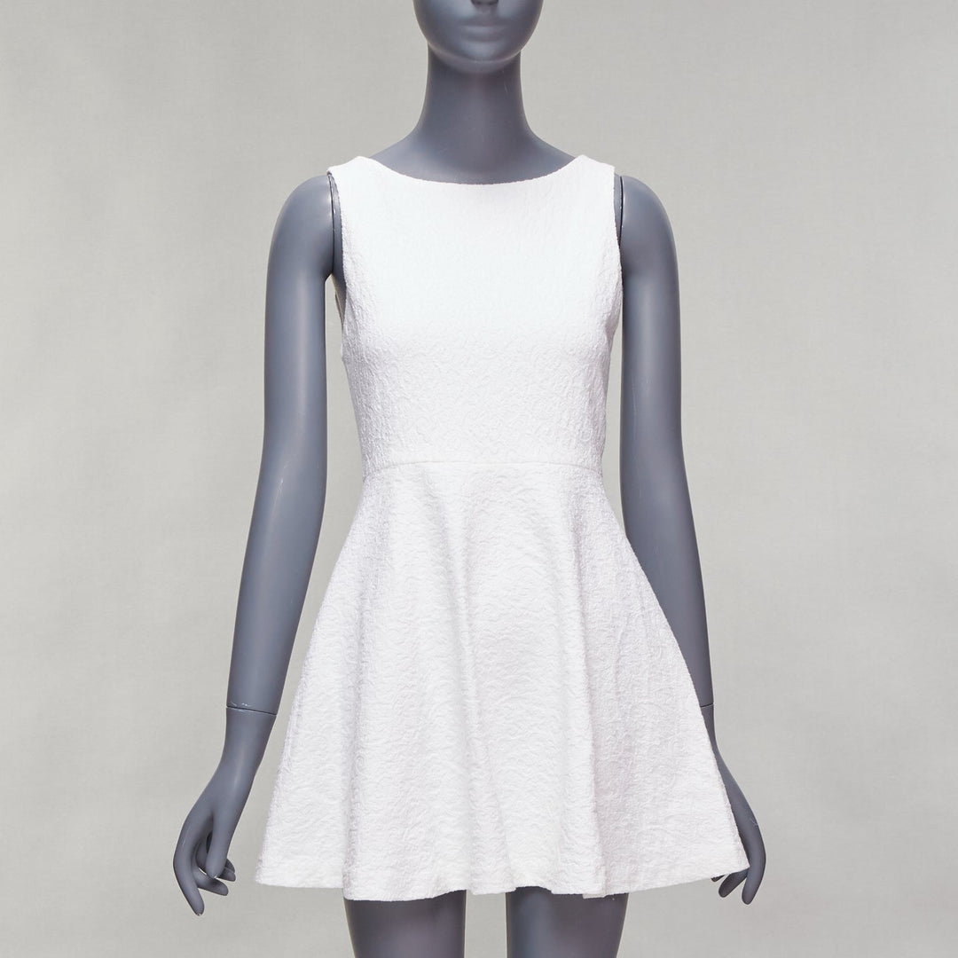 alice fit and flare dress in white Lucy In The Sky Alice Fit and Flare Dress (White), Women's Fashion, Dresses & Sets, Dresses on Carousell
