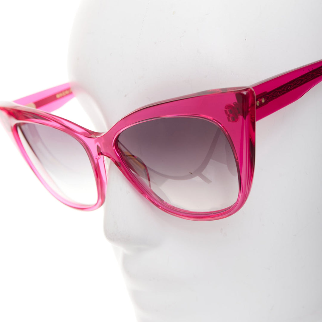 DITA Magnifique pink acetate cateye vintage glam sunglasses