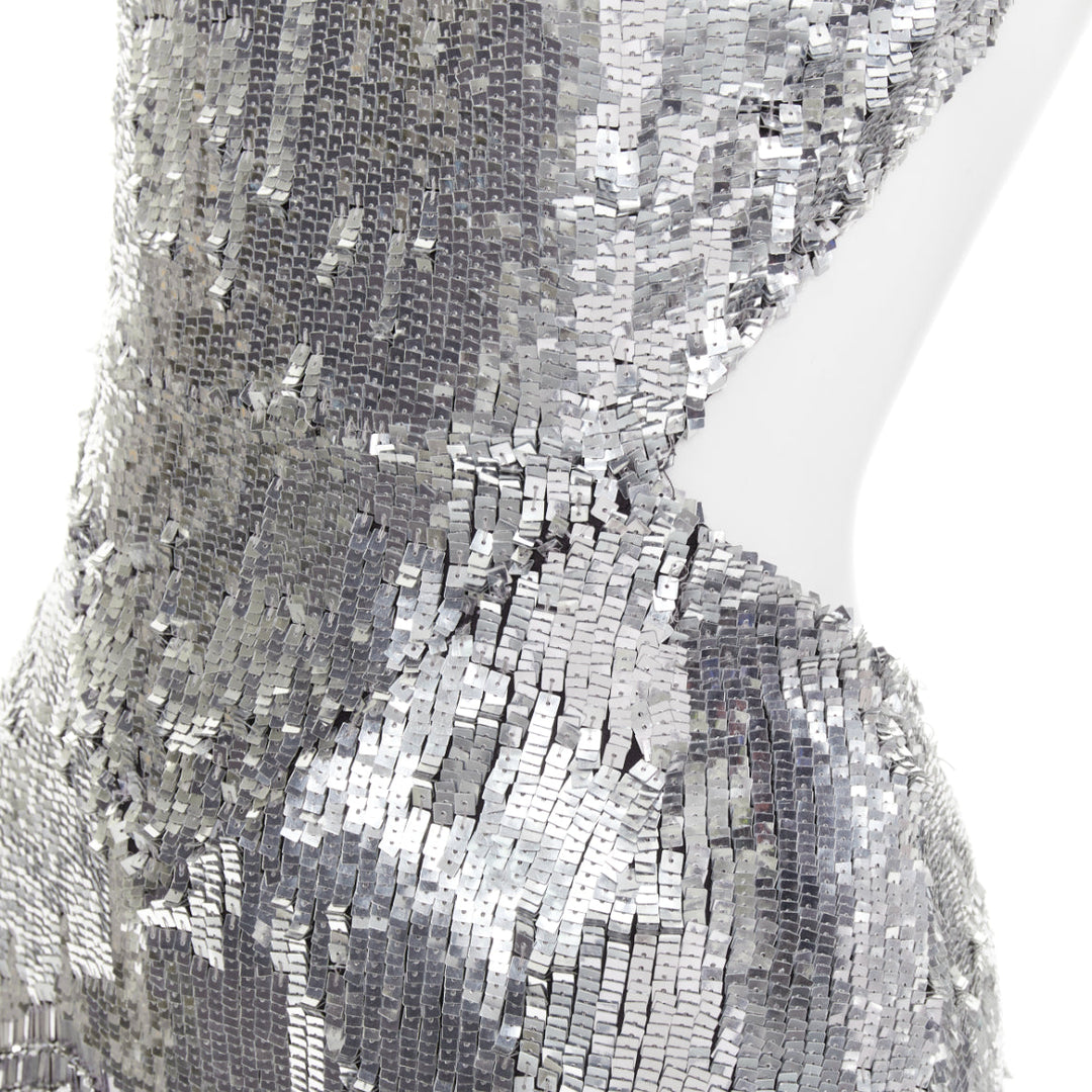 rare ALEXANDRE VAUTHIER COUTURE SS2022 Runway Lesage gradient paillette gown