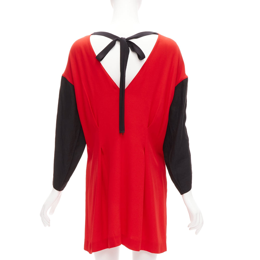 marni red dress Marni Satin Jacquard Gown in Butterfly Bloom Jacquard Red
